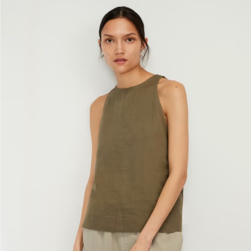 Everlane - The Linen High-Neck Tank